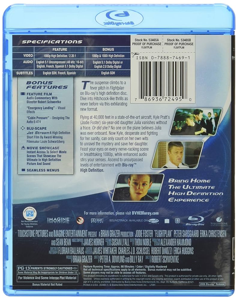 (未使用･未開封品)　フライトプラン [Blu-ray] gsx453j Amazon.co.jp | Flightplan [Blu-ray] DVD・ブルーレイ